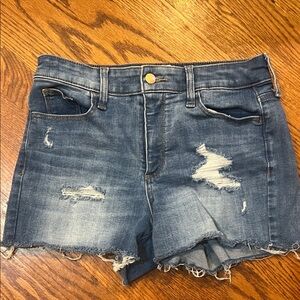 Universal Thread Blue Distressed Denim Shorts